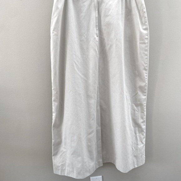 Vintage Authentic Travel Wear Beige Split Front Maxi L/XL Skirt - Picture 6 of 6